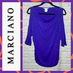 MSRP $83 Marciano 3/4 Sleeve Top Women's Size XS